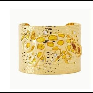 Lilly Pulitzer Manchette leopard cuff (never worn)